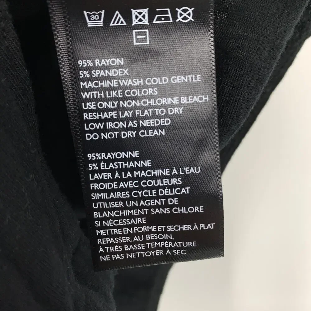 Intimately Free People Cap Sleeve Bodysuit Womens Size Large Black V-Neck - Picture 4 of 7